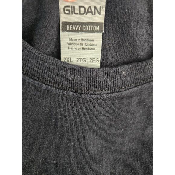 Beatles Rare Band Graphic Tee Shirt Unisex XL Navy Blue 100% Cotton - Picture 3 of 3